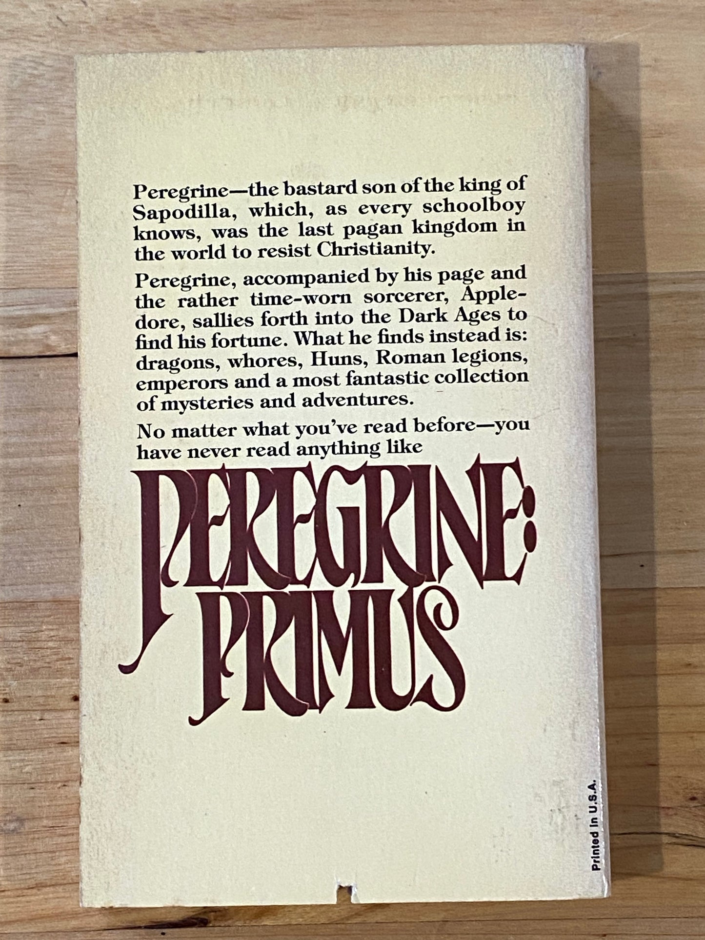 Peregrine: Primus by Avram Davidson Paperback 1971 GD