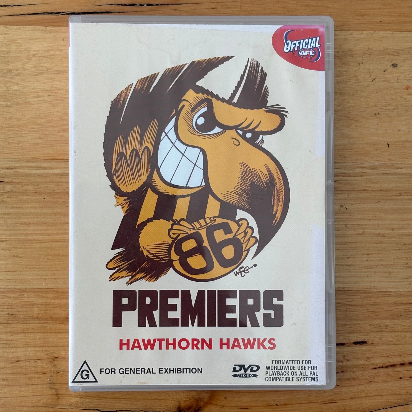 Hawthorn Premiers DVD Bundle of 8 Hawks AFL Grand Finals PAL 4 VGC