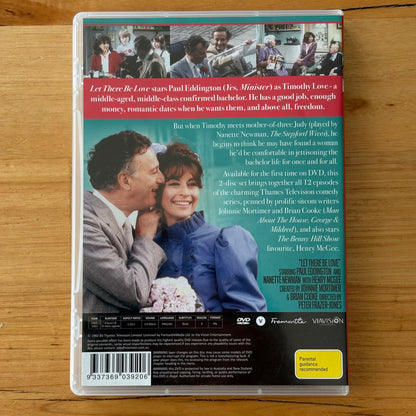 Let There Be Love DVD Paul Eddington Nanette Newman 2-Disc Set PAL 4 VGC