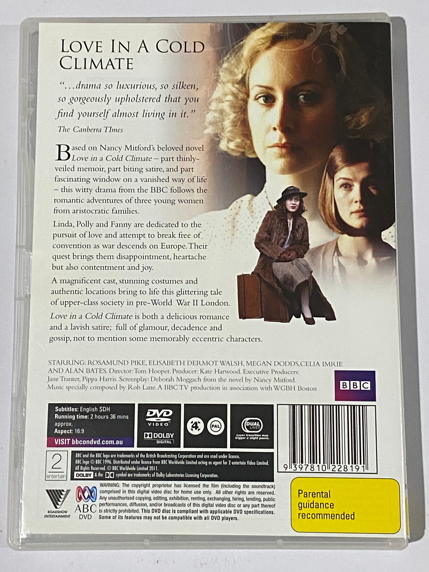 Love In A Cold Climate DVD BBC Drama Nancy Mitford PAL 4 VGC