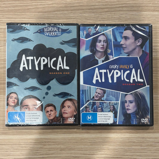 Atypical Series 1 and 2 DVD Normal is Overated PAL 4 New Sealed
