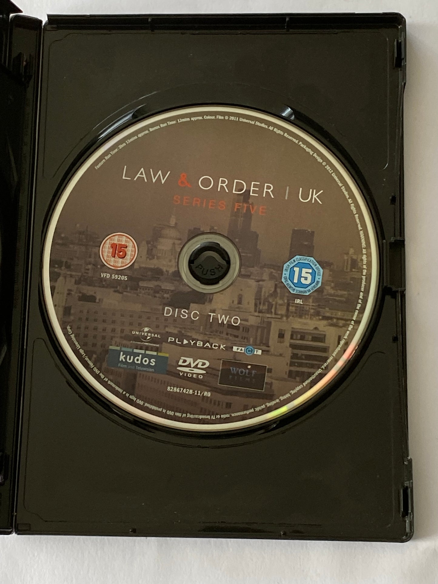 Law & Order UK Series 1 & 5 DVD ITV British Crime Drama 2-Disc Sets PAL 4 VGC