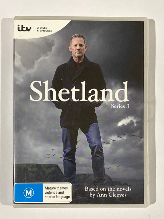 Shetland Series 3 DVD ITV Studios Crime Drama 2-Disc Set PAL 4 VGC