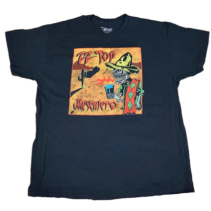 ZZ Top Mescalero Album Cover T-Shirt Retro Style Black Size XL