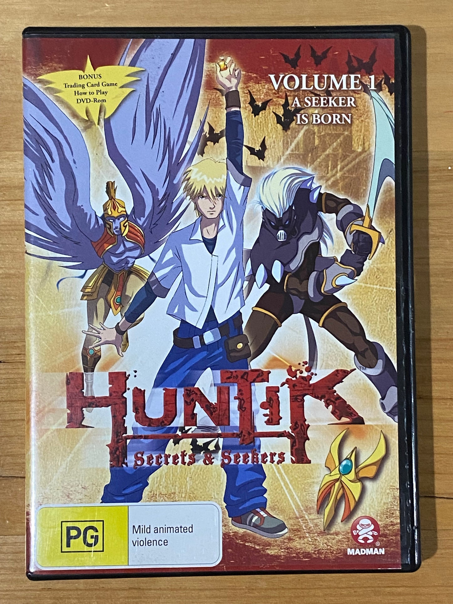 Huntik Secrets And Seekers Volume 1 DVD A Seeker Is Born PAL 4 VGC