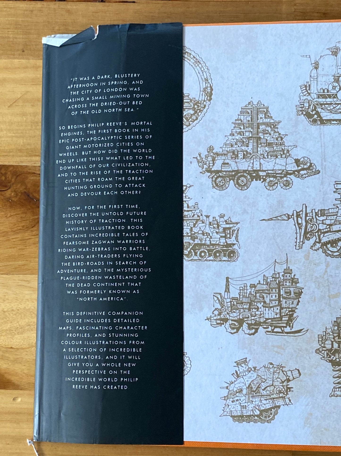 The Illustrated World Of Mortal Engines Reeve Levett Hardcover 2018 GD