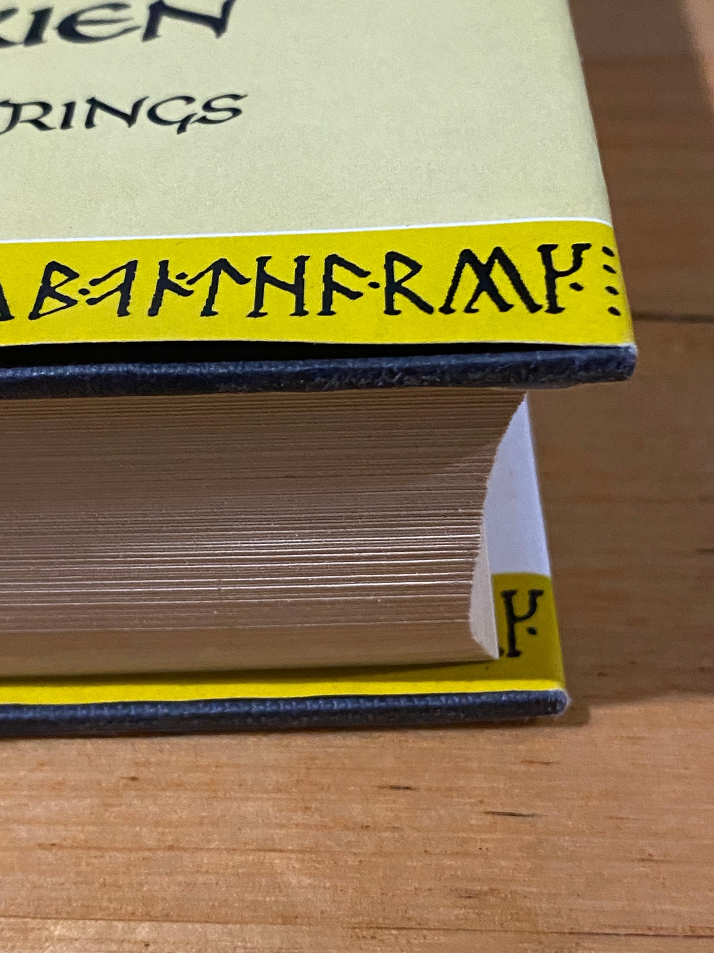 The Fellowship Of The Ring by J.R.R. Tolkien 1991 Hardcover GD