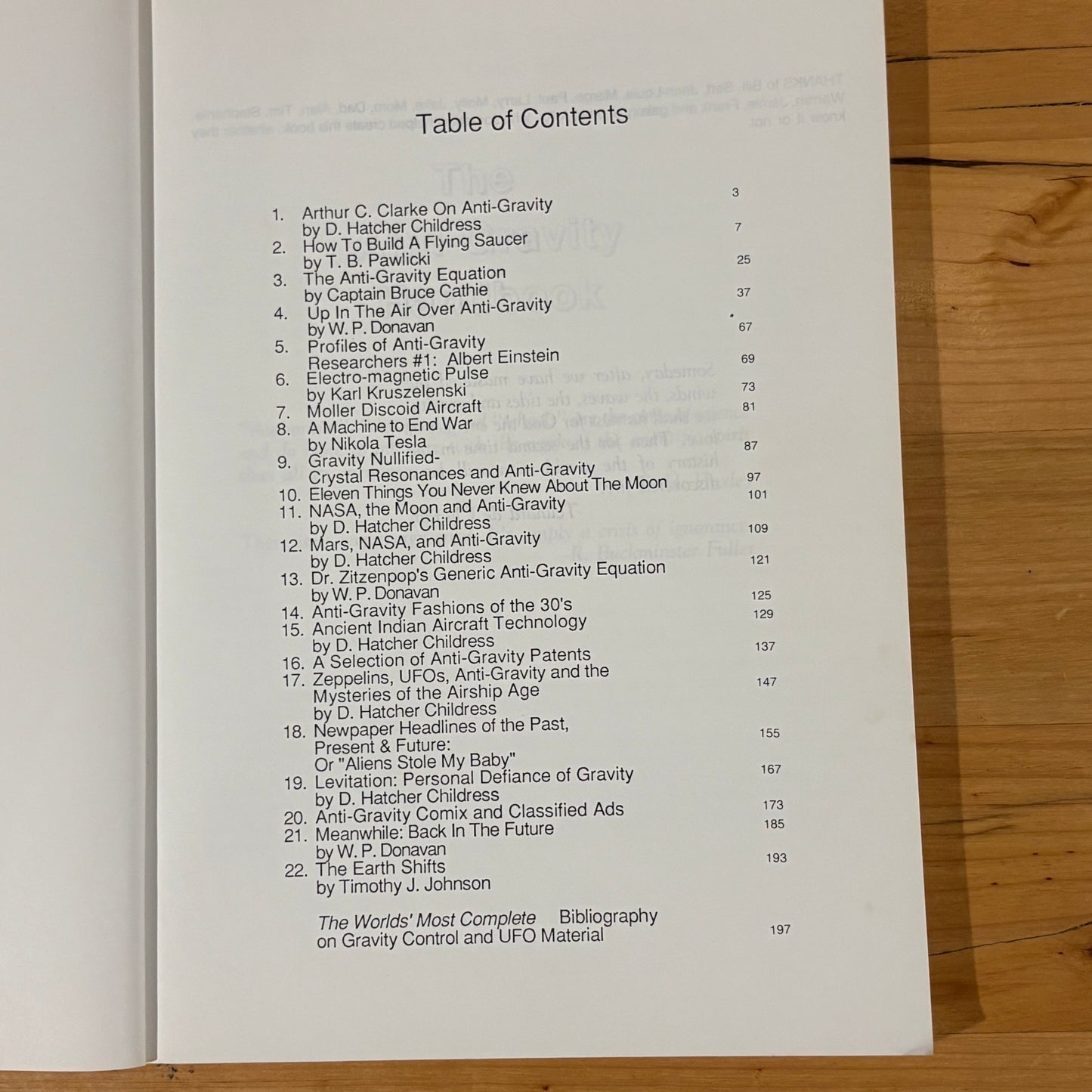 The Anti-Gravity Handbook complied by D. Hatcher Childress Paperback 1985 GD