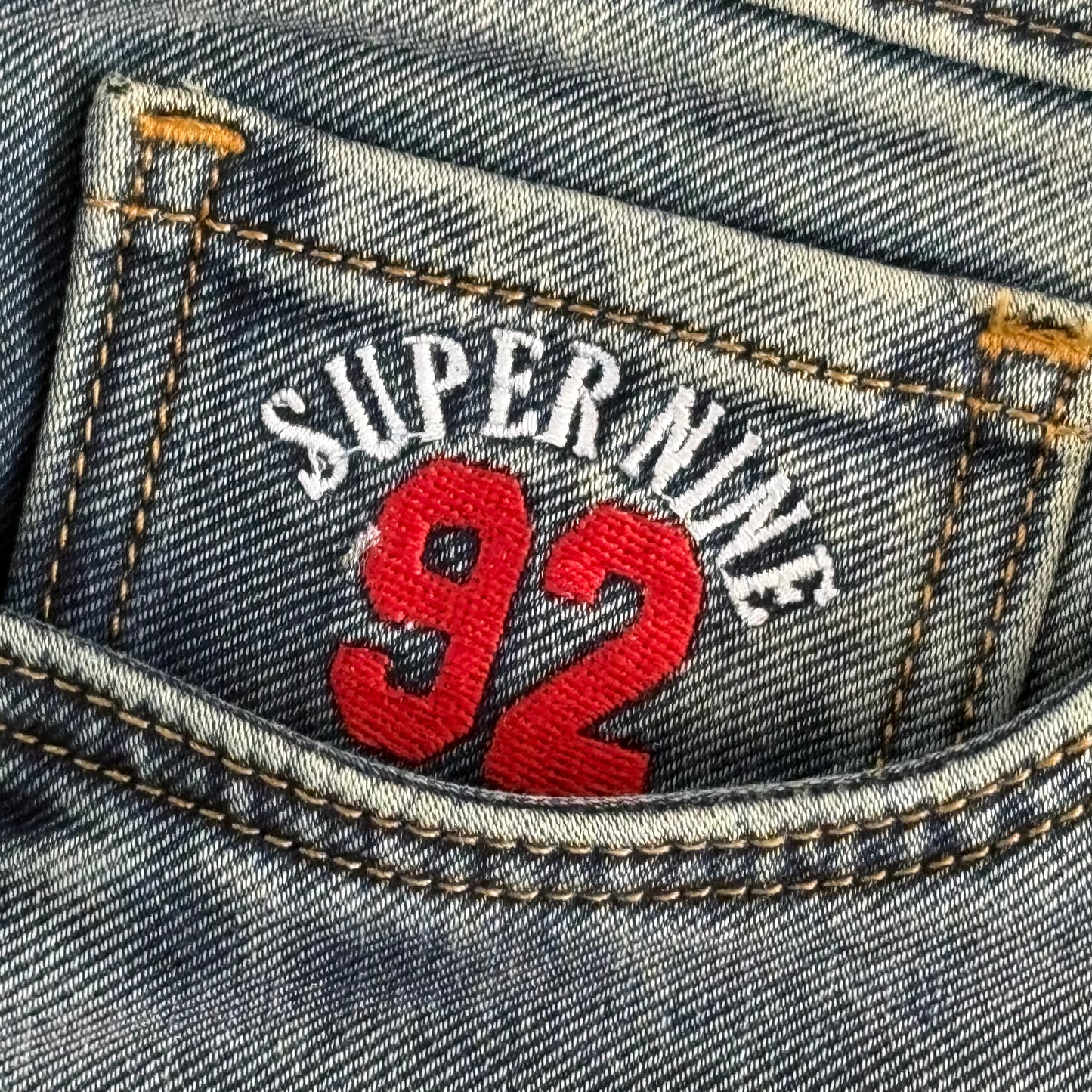 Super Nine Mens W 36 L 27 Denim Blue Jeans NWT