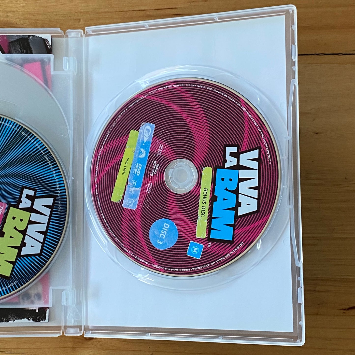 Viva La Bam Complete Seasons 4 & 5 DVD 3-Disc PAL 4 VGC