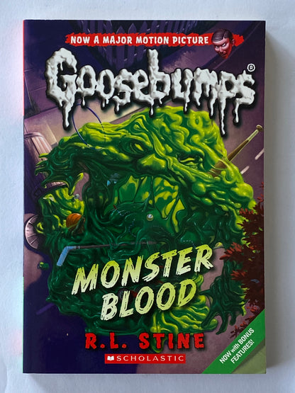 Goosebumps Monster Blood R.L.Stine Paperback 2015 VGC