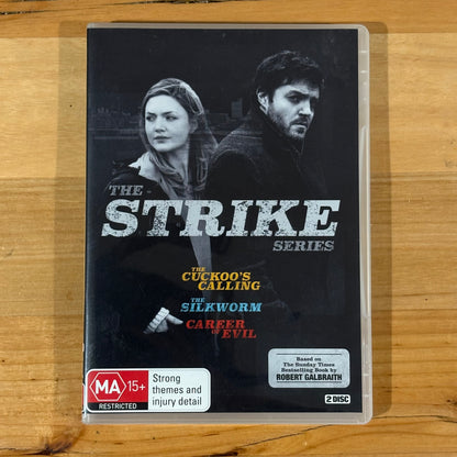 The Strike Series DVD Crime Drama Robert Galbraith PAL 4 VGC