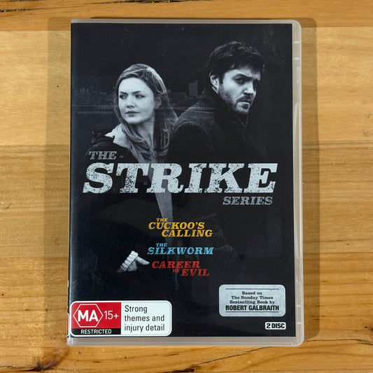 The Strike Series DVD Crime Drama Robert Galbraith PAL 4 VGC