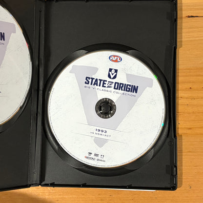State of Origin Big V Classic Collection DVD Box-Set PAL 4 VGC