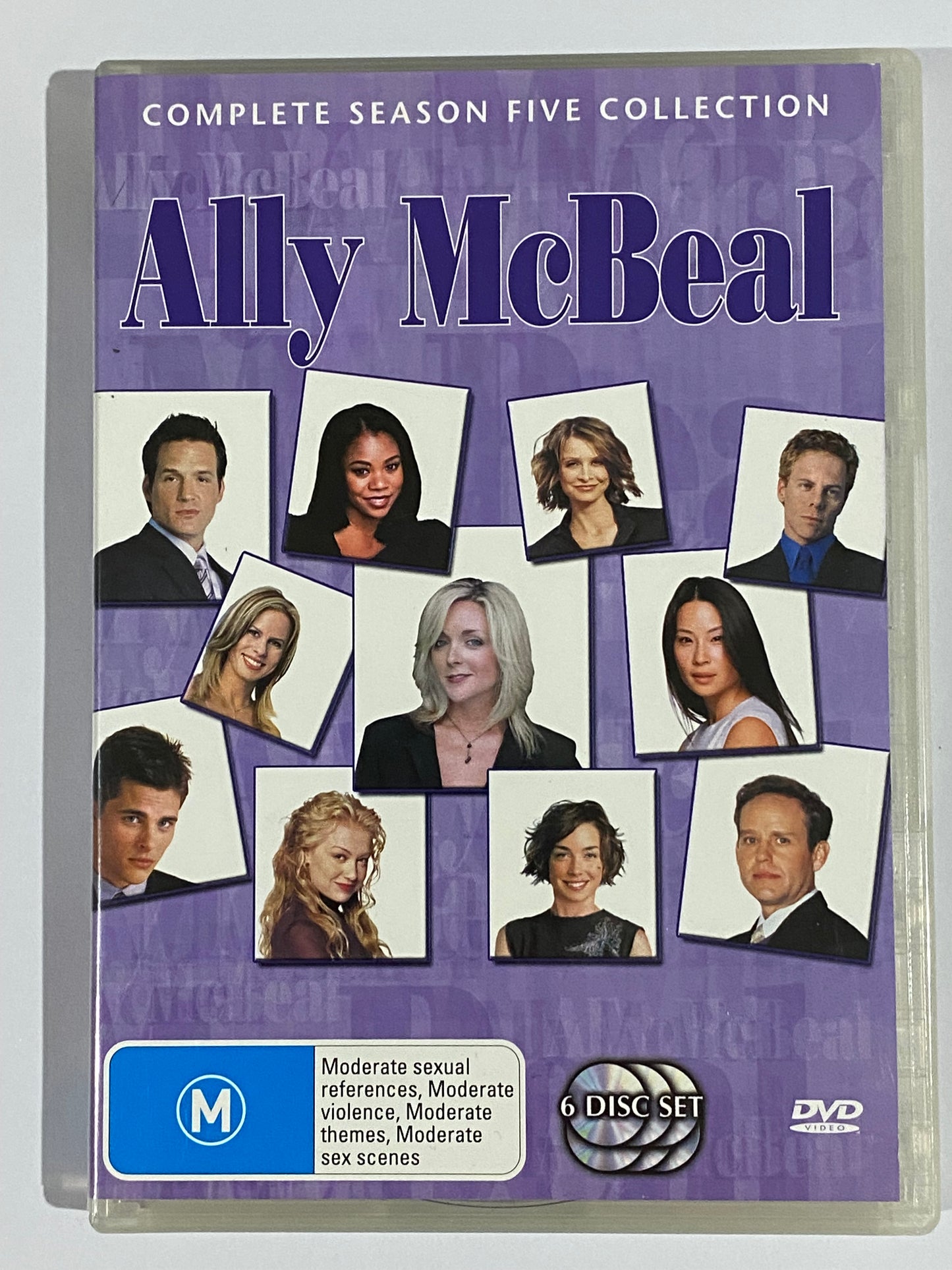 Ally McBeal DVD Complete Set Seasons 1 to 5 30-Disc Set PAL 4 VGC