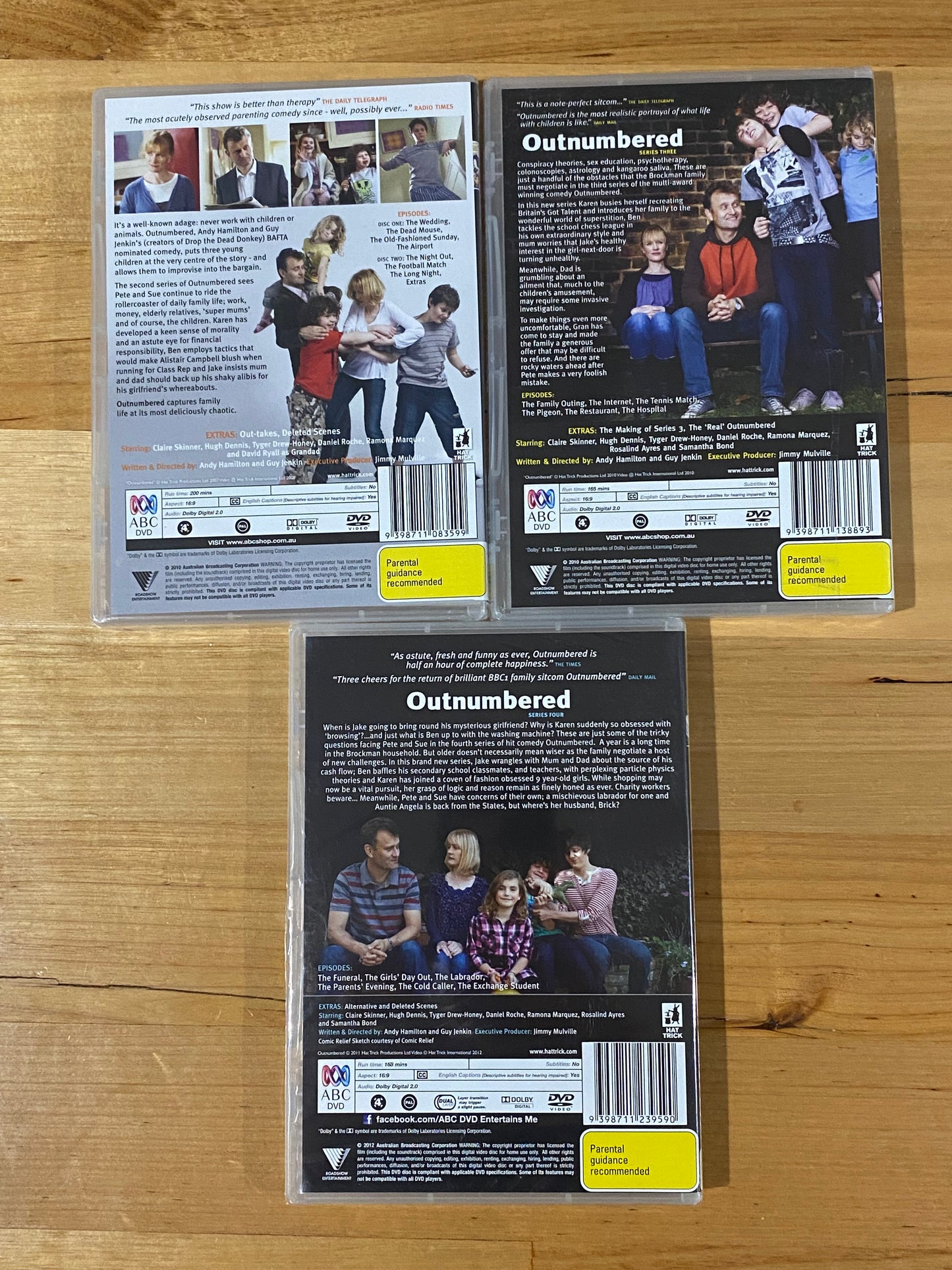 Outnumbered Series 2-4 DVD BBC Family Comedy PAL 4 Brand New Sealed