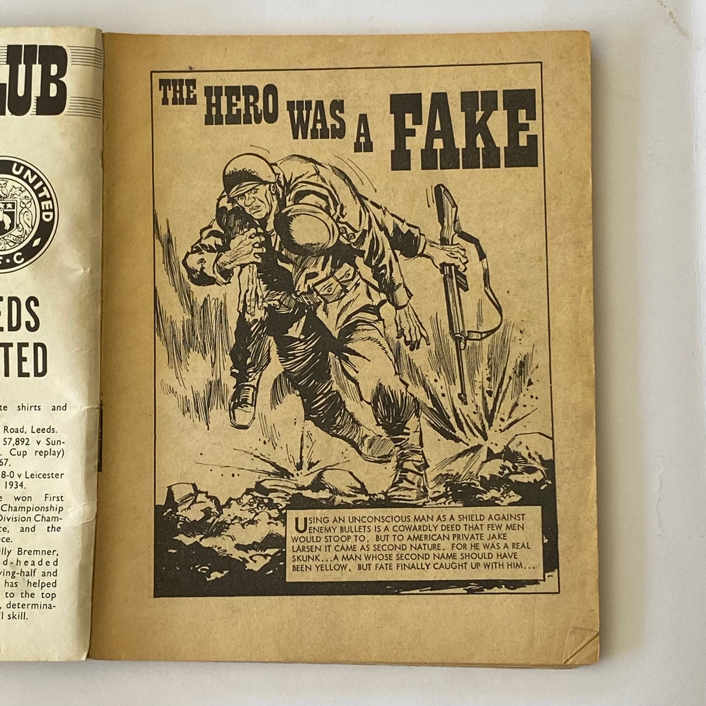 Commando War Comic #492 The Hero Was A Fake 1970