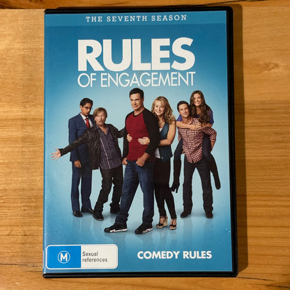 Rules Of Engagement Seasons 1-7 DVD Complete Set Comedy PAL 4 VGC