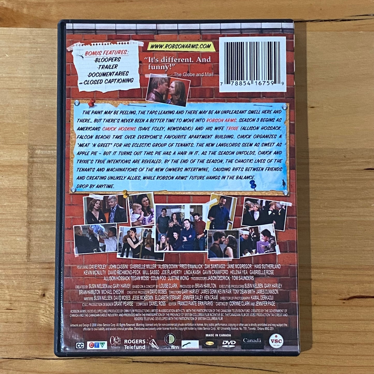 Robson Arms The Complete Third Season DVD 2-Disc NTSC 1 VGC