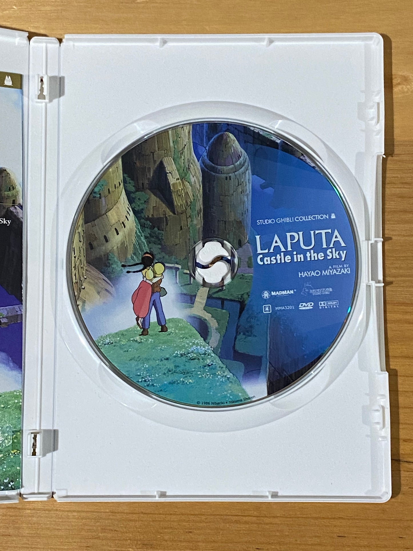 Laputa Castle In The Sky DVD Hayao Miyazaki Studio Ghibli Anime PAL 4 VGC