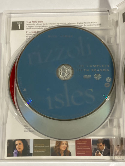 Rizzoli & Isles Complete Season 5 ­DVD 4-Disc Set PAL 4 VGC