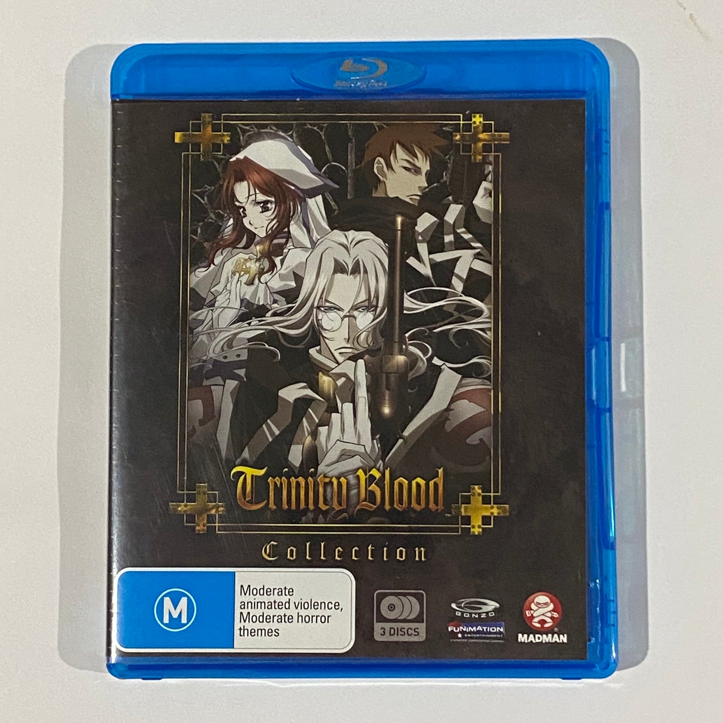 Trinity Blood Collection Blu-ray Anime 3-Disc Region B VGC