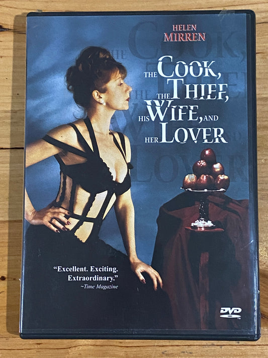 The Cook, The Thief, The Wife, And Her Lover DVD Greenaway NTSC 1 VGC