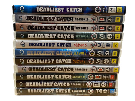 Deadliest Catch Season 1-11 DVD Discovery Channel PAL 4 VGC