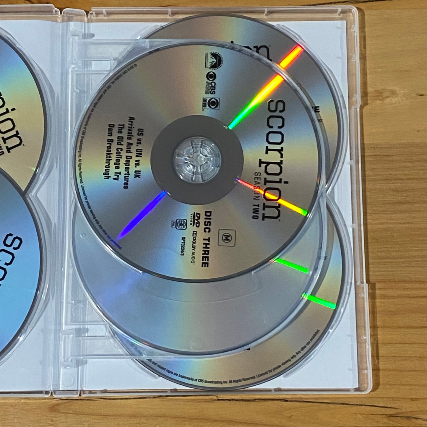 Scorpion Seasons 1 & 2 DVD 6-Disc Sets PAL 4 VGC