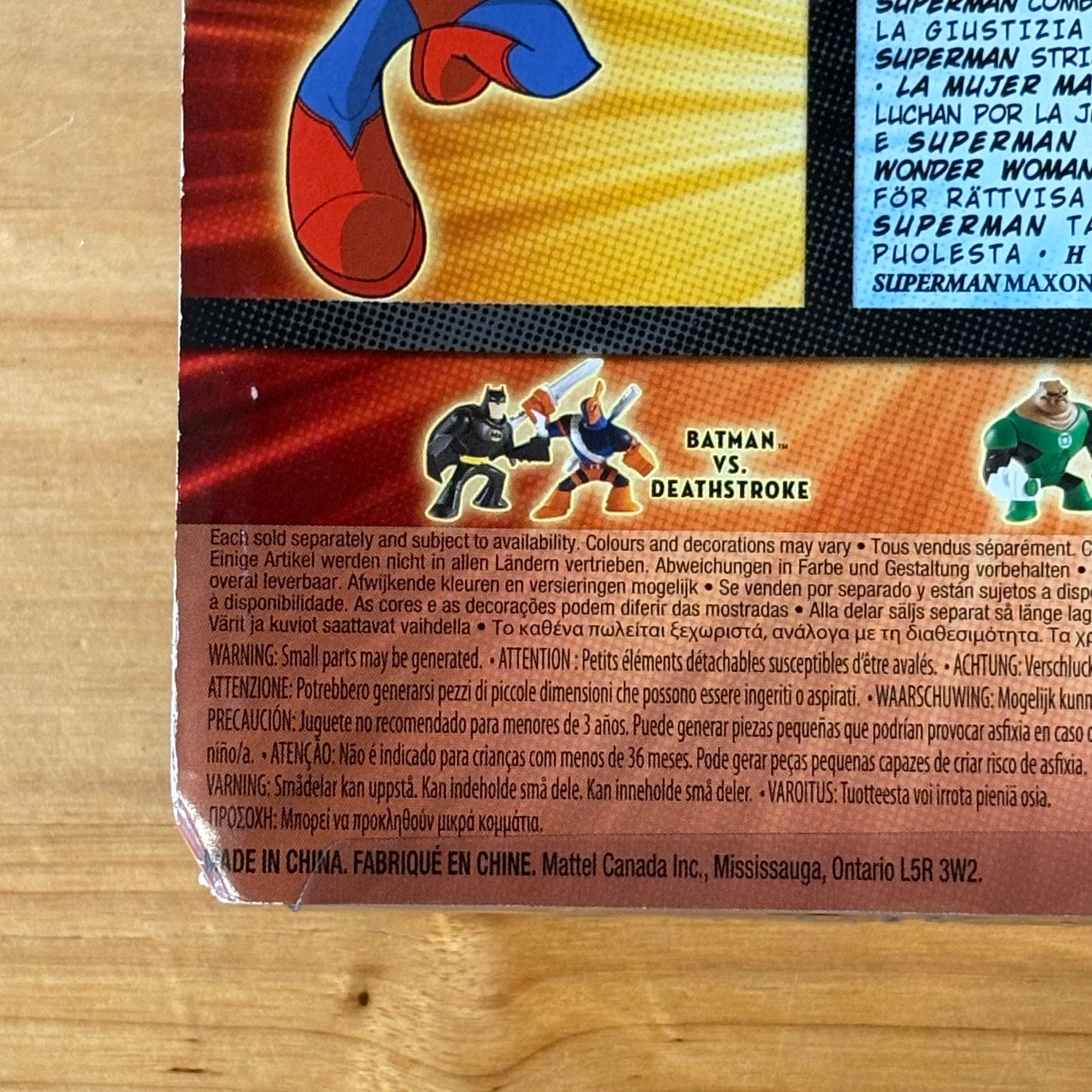 DC Universe Action League Superman vs Wonder Woman 2011 New Sealed