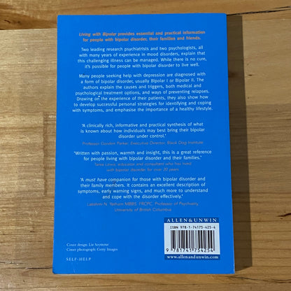 Living With Bipolar by Lesley & Michael Berk Paperback 2008 GD