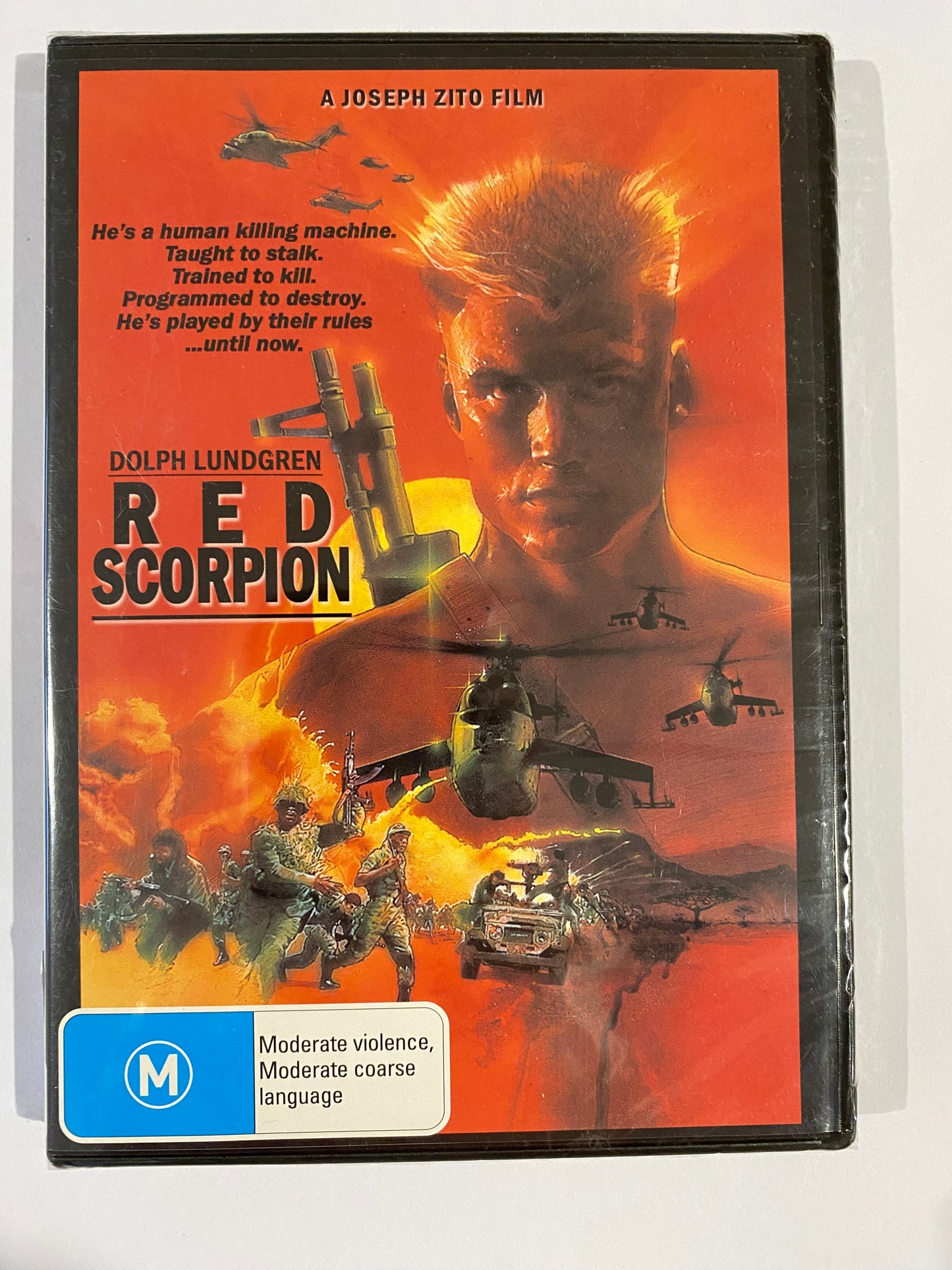 Red Scorpion DVD Dolph Lundgren PAL 4 New Sealed