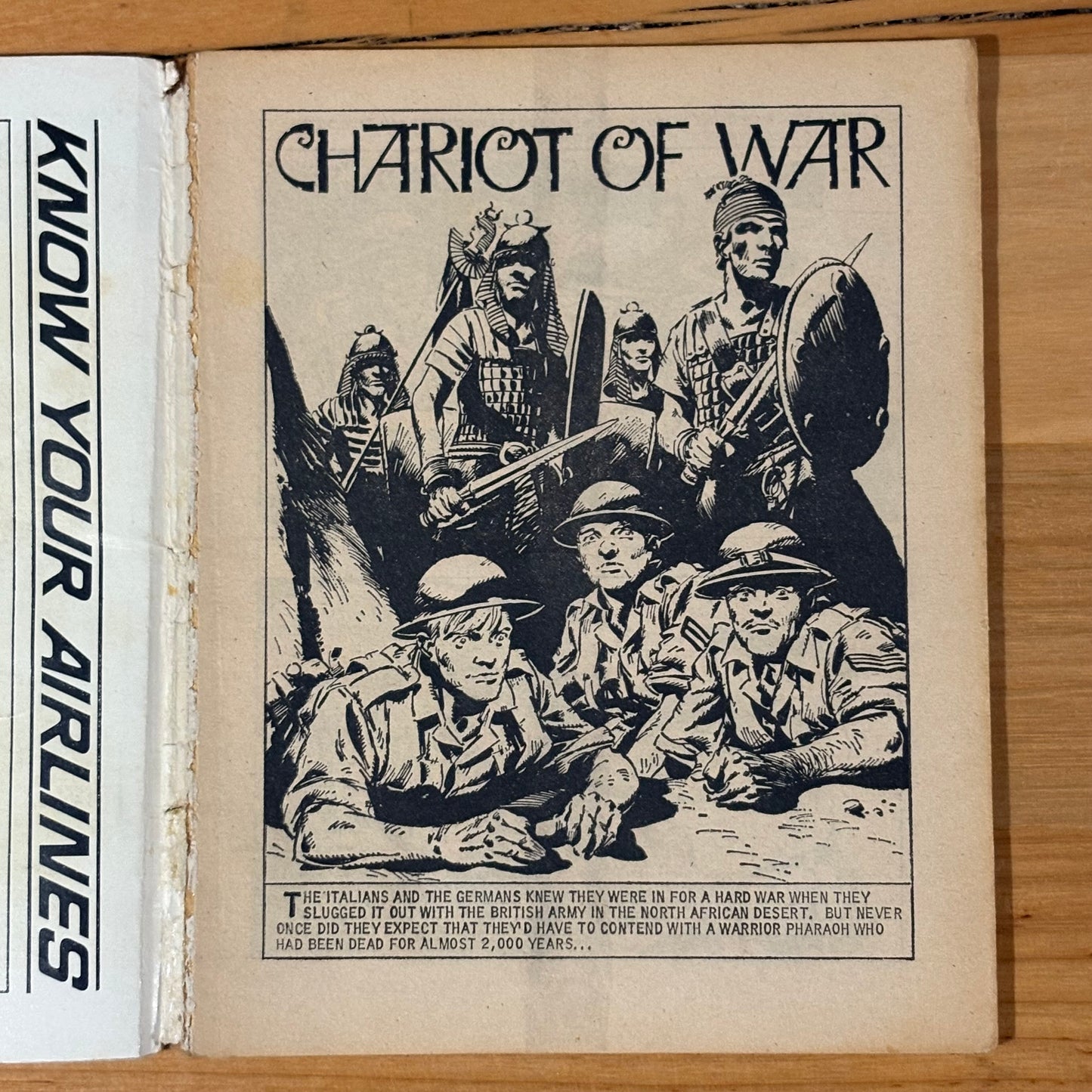Commando War Comic #652 Chariot Of War 1972