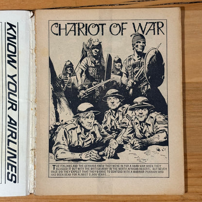 Commando War Comic #652 Chariot Of War 1972