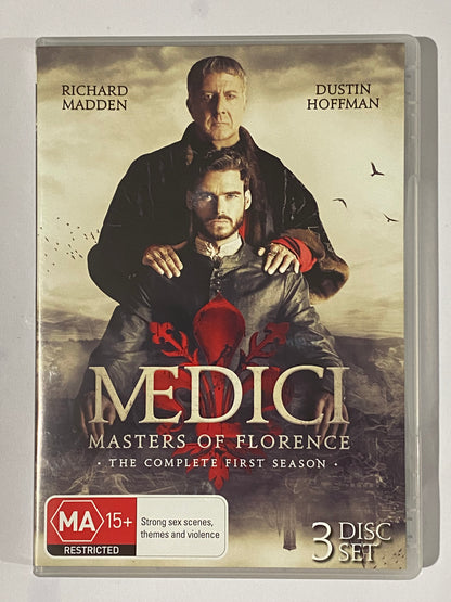 Medici Masters of Florence Complete First Season DVD 3-Disc Set PAL 4 VGC