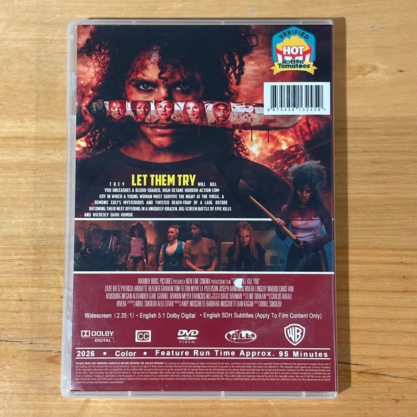 They Will Kill You Zazie Beetz DVD Horror PAL ALL VGC