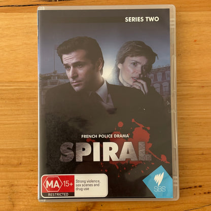 Spiral Series 1-4 DVD French Police Drama 2-Disc Set PAL VGC