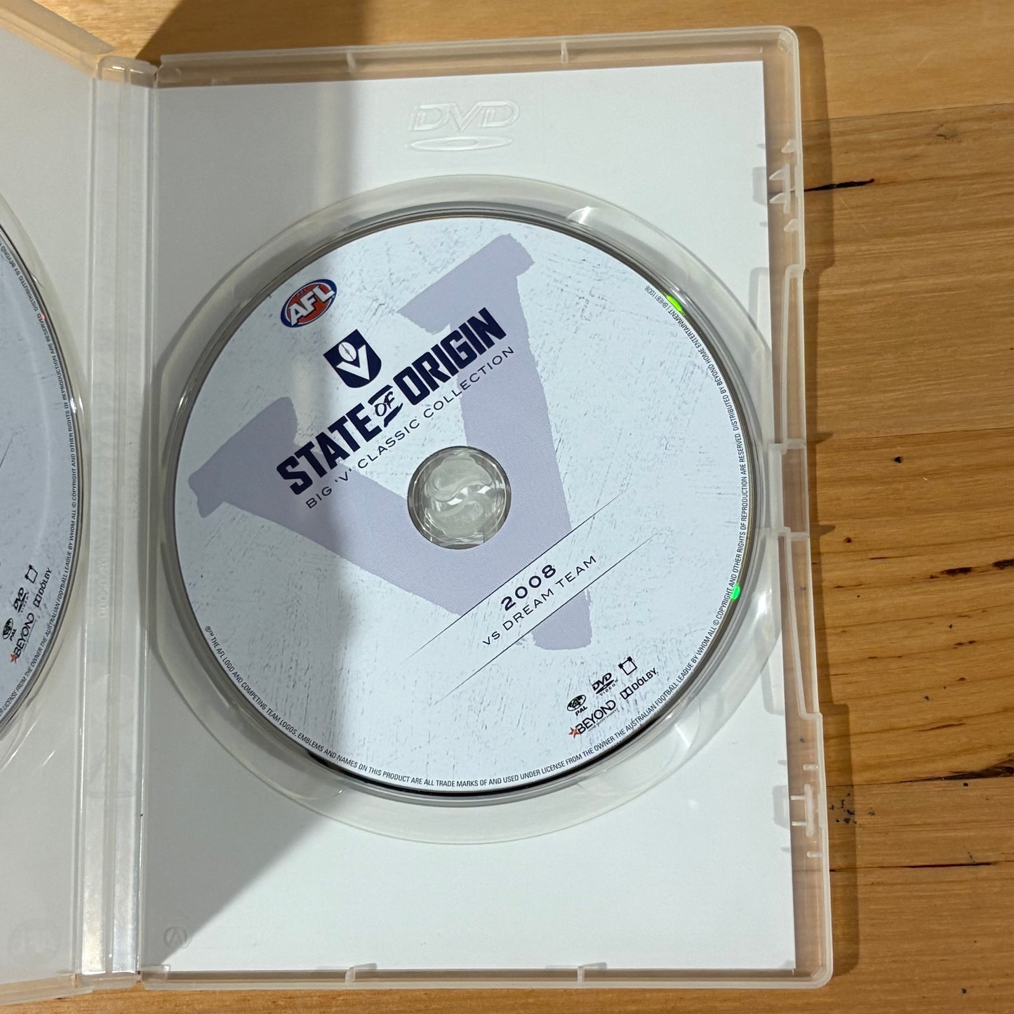 State of Origin Big V Classic Collection DVD Box-Set PAL 4 VGC