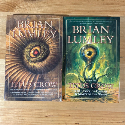 Titus Crow by Brian Lumley Volume 1 and 2 Paperback