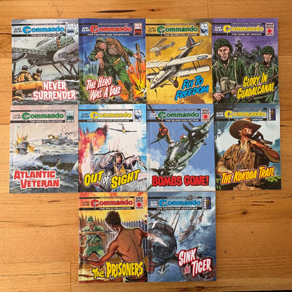 Commando War Comics x 10 Bundle Printed 2023 DC Thomson 069
