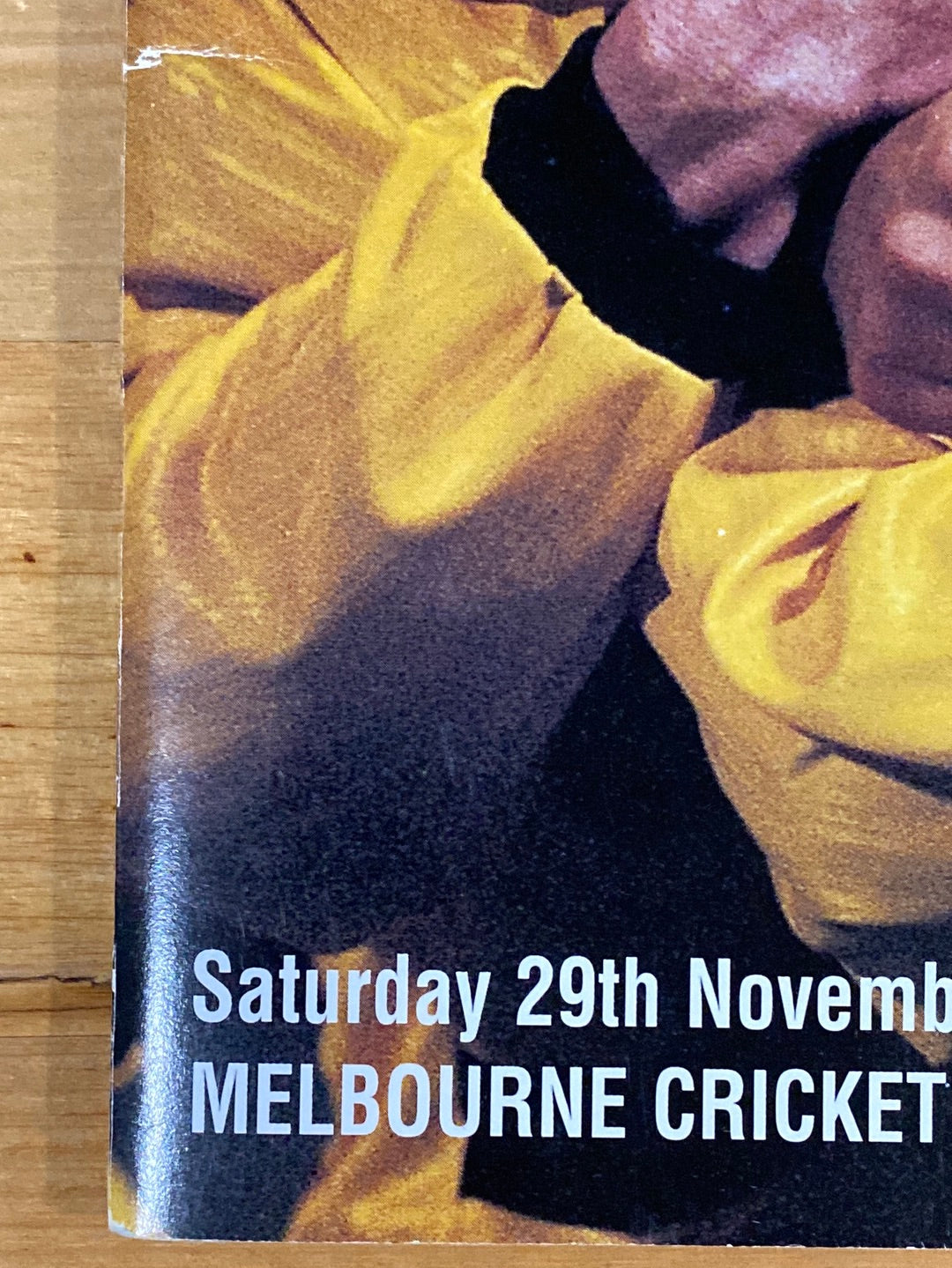 Australia vs Iran 1997 World Cup Qualifier Official Match Day Program Good Condition