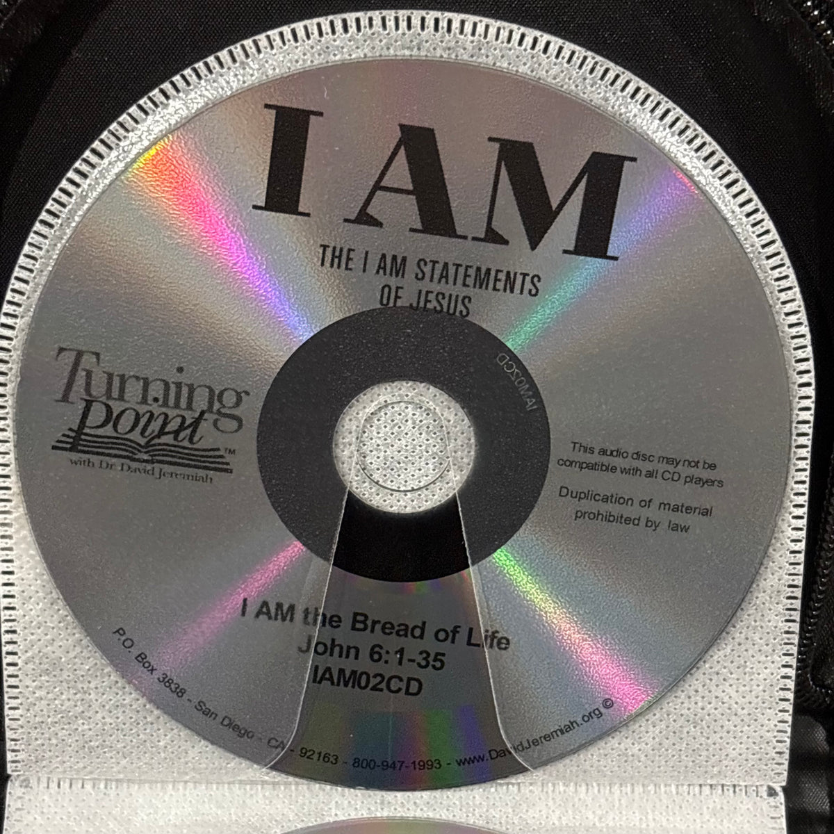 The I Am Statements of Jesus David Jeremiah CDs 8-Disc PAL 4 VGC