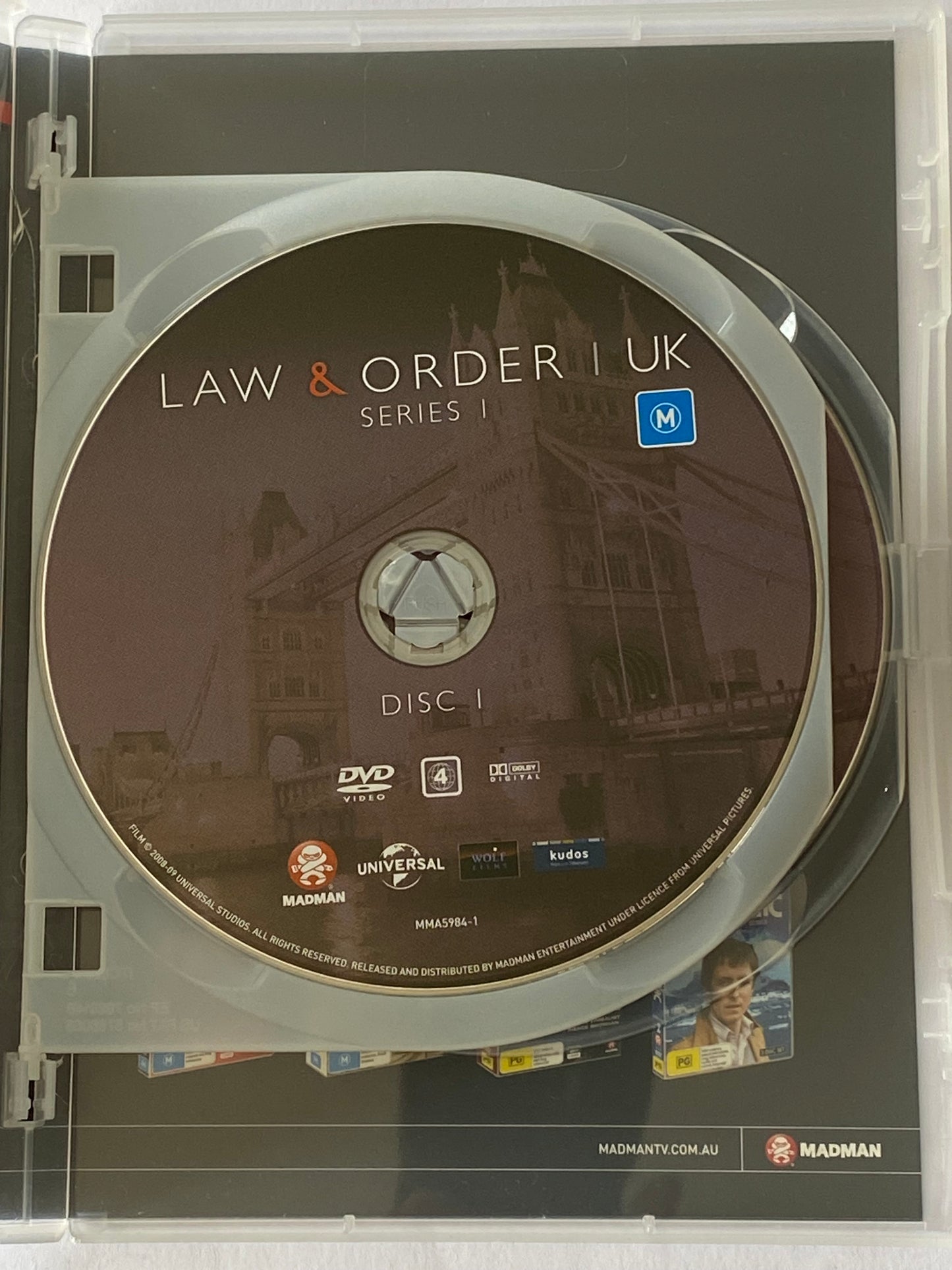 Law & Order UK Series 1 & 5 DVD ITV British Crime Drama 2-Disc Sets PAL 4 VGC