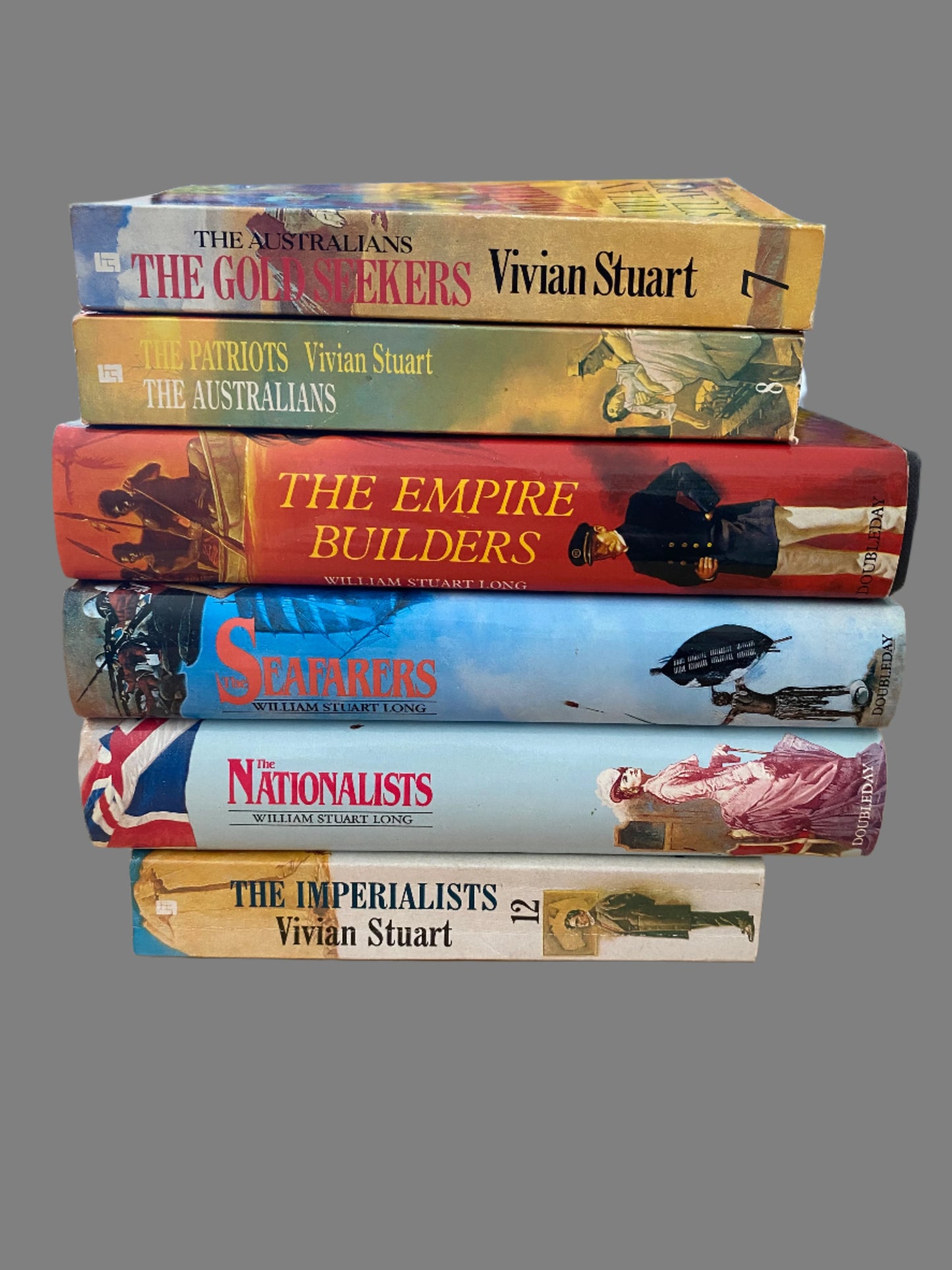 The Australians by Vivian Stuart William Stuart Long Complete Set Bundle GD