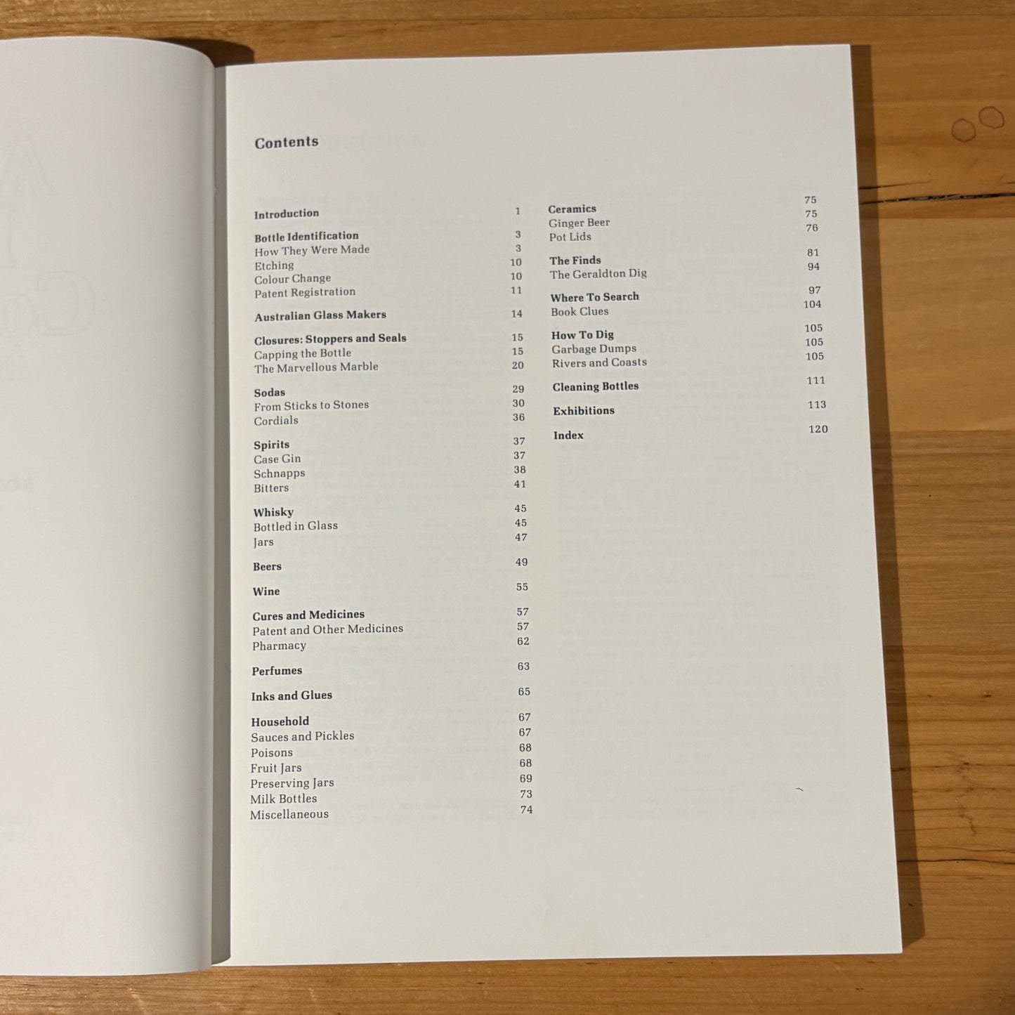 Antique Bottle Collecting in Australia John Vader Brian Murray Paperback 1979 GD