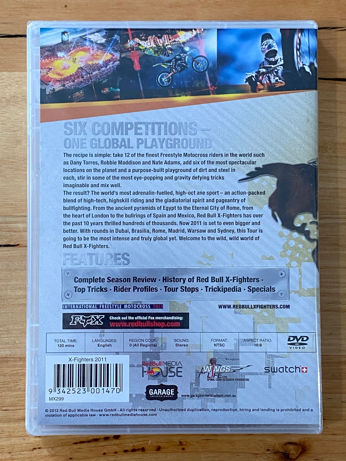 Red Bull Fighters DVD International Freestyle Motocross 2011 New Sealed