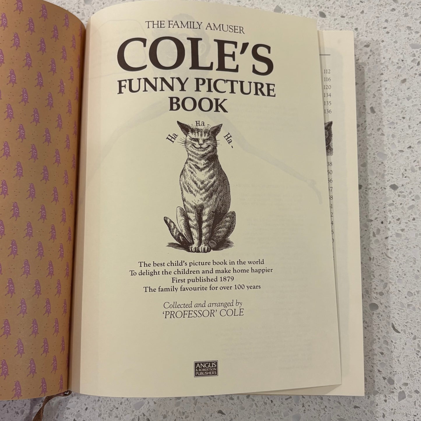 Cole's Funny Picture Book The Family Amuser Hardback 1987 GD
