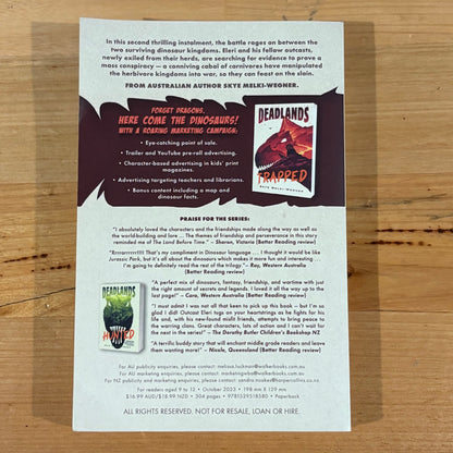 Deadland Trapped by Skye Melki-Wagner Proof Copy Paperback 2023 GD