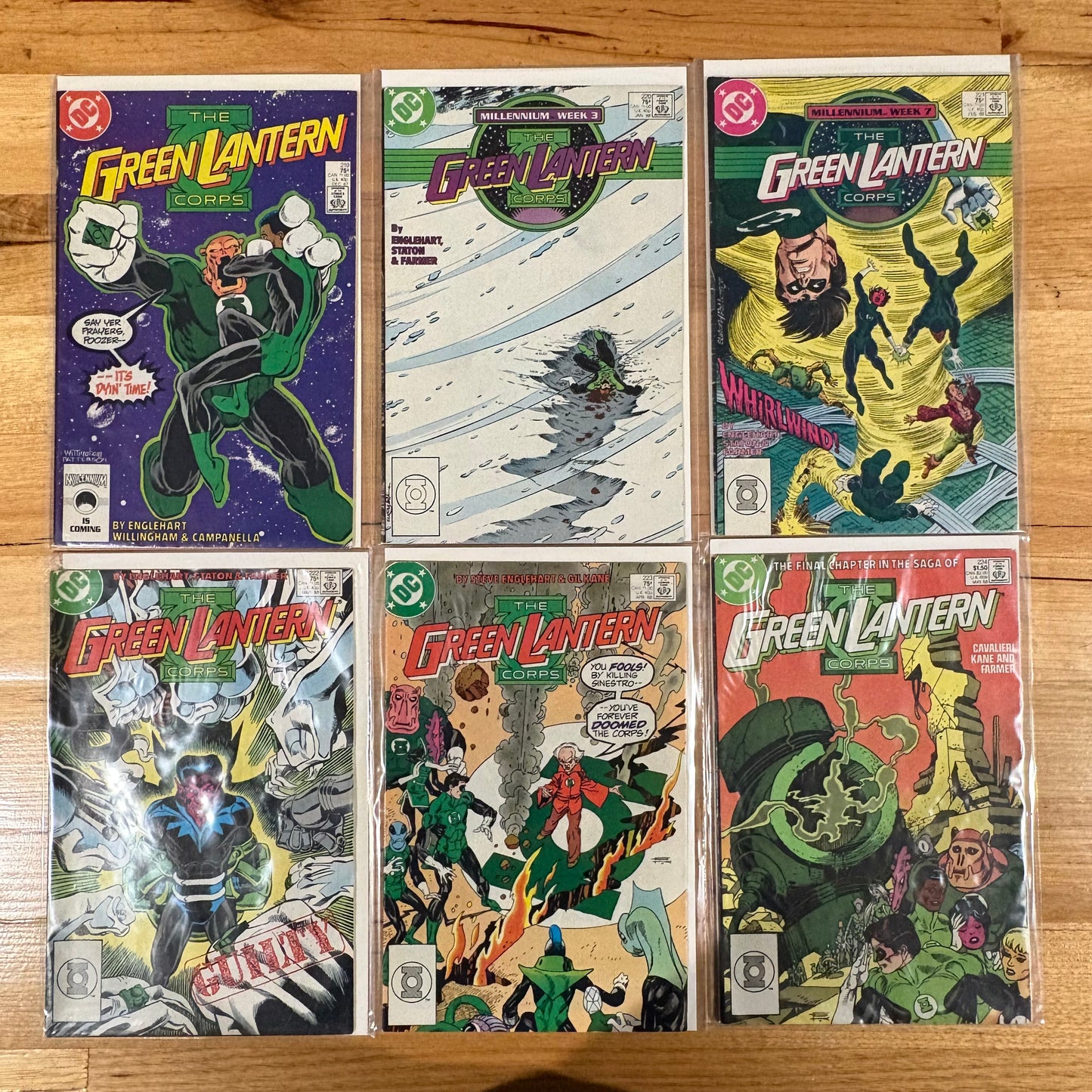The Green Lantern Corps Comic Book Set Complete DC Comics 1986-1988