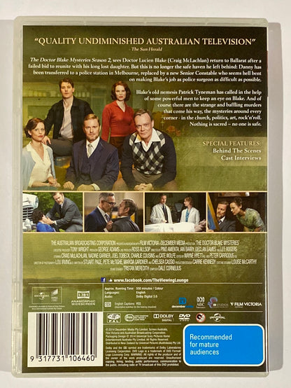 The Doctor Blake Mysteries Season 1,2 & 5 DVD Set PAL 2,4 ABC TV VGC